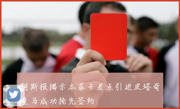 阿斯报揭示本菲卡差点引进皮塔奇皇马成功抢先签约